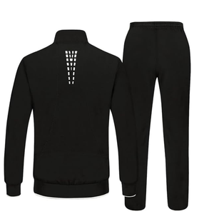 Bulk <b>Plain</b> Mens Sweatsuit 2 Piece Set Heavy Fleece Full Zip Up Hoodie Sweatpants Custom Mens Casual <b>Tracksuits</b> - Product Image 5