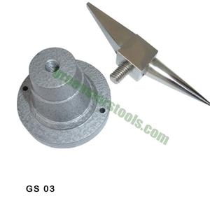 Anvil à base ronde détachable, outil de travail pour bijoux, en acier robuste, outils manuels de bijoutier pour le façonnage du métal |   Numéro d'article GS-03 - Product Image 3