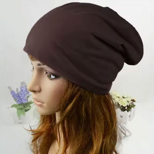 Fashion Wear Super Soft Lined Beanie Soft Satin Lined Knit Hat Ski Cuffed <b>Cap</b> <b>Winter</b> Beanie Hats for Men Women Hat - Product Image 3