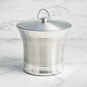 Seau à glace en acier inoxydable avec couvercle et poignée Conception durable à double paroi parfaite pour les fêtes, les bars et la maison - Product Image 4