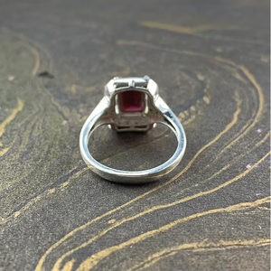 Dainty <b>Garnet</b> Gemstone <b>Ring</b> Handcrafted 925 <b>Silver</b> (3.7 Grams) Unisex Luxury Jewelry - Wholesale Fine Jewelry Supply - Product Image 6