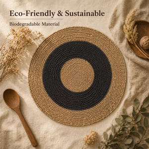 High Quality Custom Made Jute <b>Table</b> <b>Mats</b> Natural Woven Eco Friendly Classic Style Round Medium Place <b>Mat</b> Raffia <b>Table</b> <b>Mat</b> - Product Image 5