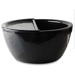 Bassin de pédicure rond en métal fantaisie en acier inoxydable avec repose-pieds, produits émaillés pour la maison - Product Image 5