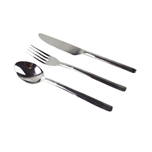 Best Finished Metal <b>Flatware</b> <b>Set</b> Stainless Steel Silver Plated Cutlery <b>Set</b> Modern Design High Quality Cutlery Mirror Finish - Product Image 2