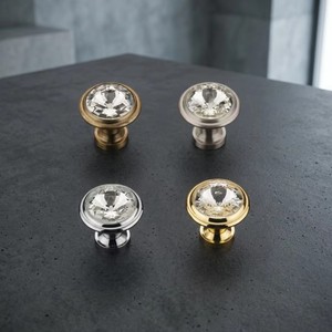 Modern Solid Brass Heavy Duty Ambidextrous <b>Knob</b> Handle Luxury Drawer Cabinet Wardrobe Main <b>Door</b> Furniture Hardware Bulk - Product Image 1