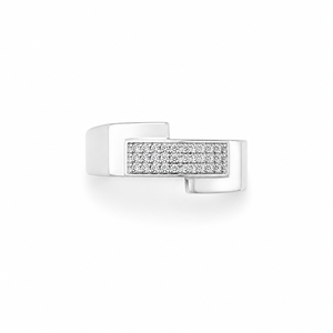 925 Sterling <b>Silver</b> Bezel Set Round Moissanite Ribbed Band <b>Ring</b> for <b>Men</b> Minimalist Wedding Engagement Daily Wear Jewelry Gift - Product Image 2