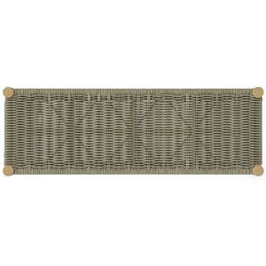 Dahlia Natural Taupe Outdoor and <b>Indoor</b> Patio <b>Bench</b> - Product Image 2