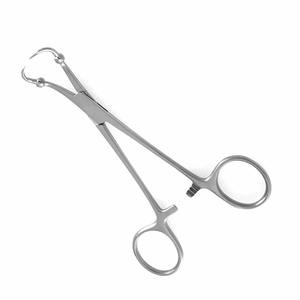 Pinzas de Acero Inoxidable de Alta Calidad, Pinzas Manuales para Toallas de 4 Pulgadas, Instrumentos Quirúrgicos Veterinarios con Bloqueo, Pinzas Dentales para Arterias - Product Image 1