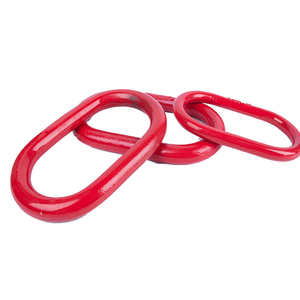 Collier de style moderne à grands maillons multicolores, chaîne punk creuse massive et longue en résine acrylique, décoration murale - Product Image 4