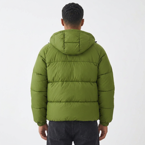 Veste matelassée personnalisée pour homme, doudoune d'hiver chaude, vêtements décontractés d'extérieur, fabricant de vêtements en gros - Product Image 2