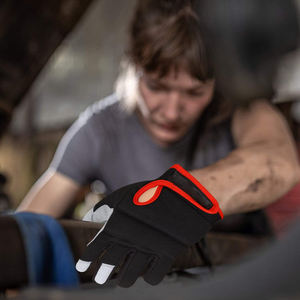 safety Industrial Industrial Smooth Nitrile <b>Gloves</b> Safety Man Rubber Heavy Duty Industrial Safety - Product Image 2