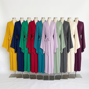 OEM ODM Muslim Open Front Cardigan <b>Abaya</b> <b>for</b> <b>Women</b> Manufacturer - Product Image 5