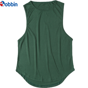 BOBBIN INDUSTRIES Camisetas sin Mangas de Verano para Hombre, Tejidas, Transpirables, Ecológicas, 100% Algodón, Color Sólido, Talla Grande - Product Image 4