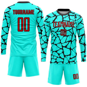 Ensemble de maillots de football personnalisés par sublimation, uniforme de football personnalisé pour hommes et garçons, respirant, à séchage rapide, tenue d'équipe, vêtements de sport - Product Image 1