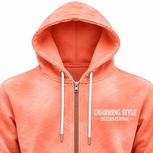 Conjunto de Sudadera con Capucha y Pantalones Deportivos Personalizados para Fabricantes, Estilo Streetwear, con Parches, Lavado Ácido, Remaches y Cremallera - Product Image 4