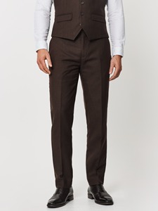 High Quality OEM Service Pant Coat Design Beige Fabric 3 Pieces Suits <b>Set</b> for Men - Product Image 2