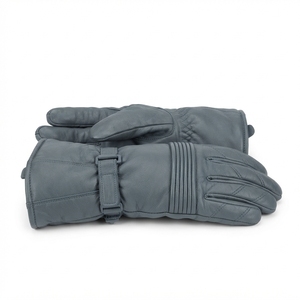 Gants de ski en cuir pour hommes, coupe-vent, imperméables, chauds, pour le cyclisme, les sports de plein air, la conduite, vente en gros OEM - Product Image 1