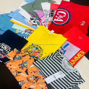 Ropa de Bebé al por Mayor, Marcas Reconocidas, Excedentes y Sobrantes, Prendas de Manga Corta con Cuello Redondo para Niños y Niñas de Bangladesh, para Niños de Todas las Edades - Product Image 2