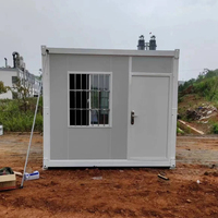 Maison pliante préfabriquée facile à installer de 20 pieds avec 2 chambres, type Z, type X, dortoir, petit appartement, maison conteneur pliable