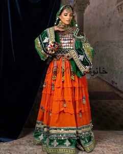 Vente flash : Meilleure robe afghane Kuchi, robe ethnique afghane faite à la main, robe traditionnelle pour femmes, culture afghane, vente en gros - Product Image 4