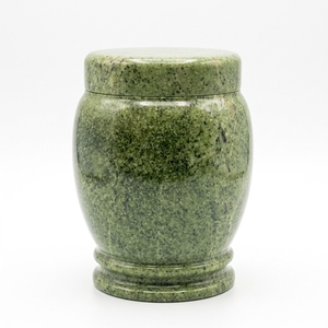 Urne funéraire en pierre de jade pure à 100% en gros - Product Image 1