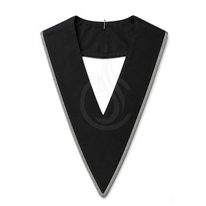 Collier maçonnique personnalisable de qualité supérieure en tissu de soie léger pour tenues formelles, événements spéciaux et idées cadeaux - Product Image 2