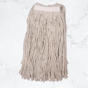 Cabezal de Mopa KSR Premium de Algodón Blanco con Hilo de 5 Capas y Banda Superior de 1 Pulgada de Ancho - Product Image 4