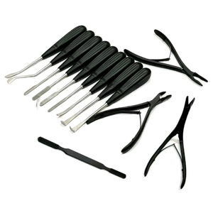 Juego de Instrumentos para Rinoplastia – 13 Piezas con Acabado Negro para Cirugía Plástica Nasal – Acero Inoxidable - Product Image 3
