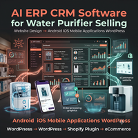 Software ERP CRM con IA para Purificadores de Agua, Diseño de Sitios Web de Venta, Aplicaciones Móviles Android e iOS, Plugin para WordPress y Shopify, Comercio Electrónico