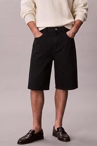 Shorts de Mezclilla para Hombre, Largura hasta la Rodilla, Cintura con Cordón Ajustable - Product Image 5