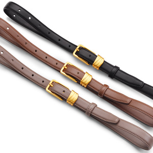 Nouvelles ceintures fines en cuir véritable avec boucle ardillon, ajustables, en cuir de vachette, élégantes, 100 % cuir pour femmes - Product Image 5