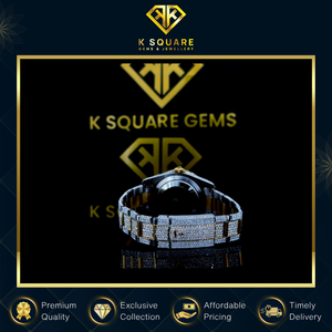 Montre de luxe automatique à quartz, exportée d'Inde, résistante à l'eau, en acier inoxydable, avec cadran en verre saphir, résistance à l'eau de 3 mètres, bracelet inclus. - Product Image 5