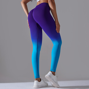 Legging de yoga coloré taille haute pour femme, respirant, effet push-up, pour activités de plein air - Product Image 4