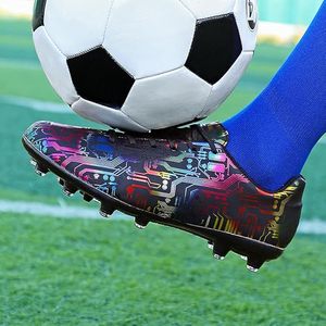 Men <b>Boots</b> Synthetic Football Cleats Circuit Pattern Rubber Outsole Soccer Sneakers Breathable EVA Midsole Summer Sport Shoes - Product Image 4
