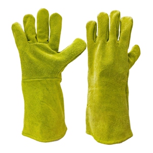 Gants de soudure en cuir de vachette de qualité supérieure, résistants à la chaleur et aux étincelles, pour travaux lourds et barbecue - Product Image 3