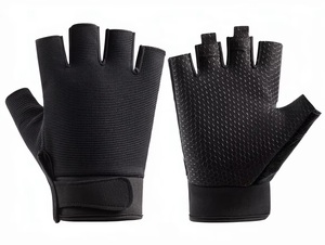 Logo Print Nylon Unisex Motorcycle Gloves Buckle Closure Smart Sun Protection Non-Slip Wear-Resistant Features Fishing Outdoor - Product Image 4