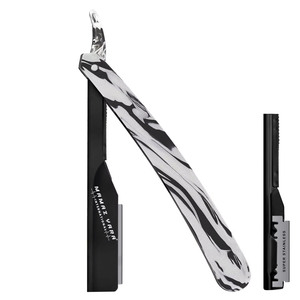 Men's Professional Straight <b>Razor</b> Cutthroat Barber Shaving <b>Razor</b> <b>Single</b> Edge <b>Blade</b> Salon Quality Lightweight Straight Edge <b>Razor</b> - Product Image 1