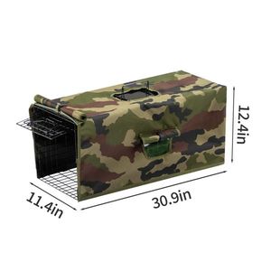 Cubierta para Jaula de Trampas de Animales Vivos de 32 Pulgadas para Rescate Humano de Mapaches, Gatos, Armadillos, Opossums y Ratas - Equipo de Cría de Animales al Aire Libre - Product Image 4