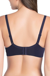 Sujetador tipo camiseta de algodón acolchado sin aros para mujer, braguita de algodón y spandex, y sujetador cómodo para mujer - Product Image 4