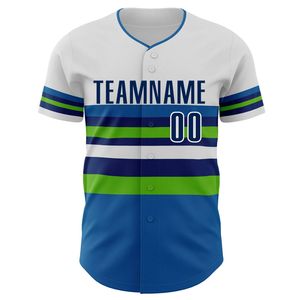 Camiseta de Béisbol Personalizada Unisex de Manga Corta con Botones al Frente, Diseño a Rayas, Impresión por Transferencia de Calor, Poliéster Transpirable para Verano - Product Image 5