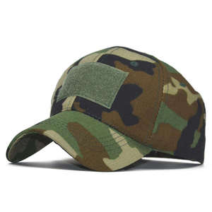 Multi-color Wholesale in Stock HOOK & LOOP Camouflage Camping Outdoors Sports Baseball Tactical Custom Camo <b>Cap</b> - Product Image 1