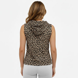 Custom Design Women Sleeveless Pullover Hoodie With Drawstring Hooded Eco Friendly Women Sleeveless Hoodie For Gym & Casual Wear - Product Image 5