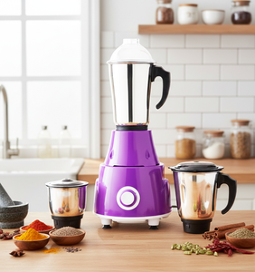 100% Heavy Duty <b>Mixer</b> <b>Grinder</b> Machine with Stainless Steel Metal 3 Jar 550W Motor <b>Mixer</b> <b>Grinder</b> For Home - Product Image 3