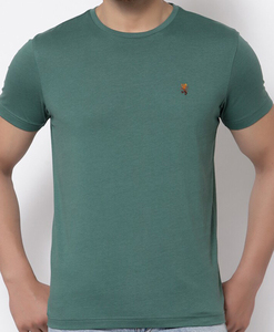 Camiseta de algodón con estampado para hombre, corte regular, manga corta, ligera, informal, para entrenamiento deportivo, viajes y uso diario. - Product Image 1
