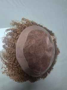 Prothèse capillaire homme en cheveux humains indiens Remy bouclés, base mono - TAZ HAIR BANGLADESH - Product Image 6