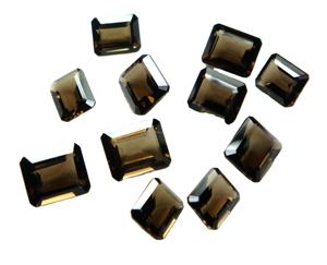 Cuarzo Ahumado Natural a Granel, Piedra de Cuarzo con Corte Rectangular Octogonal, Color Marrón Natural - Product Image 3