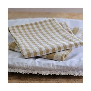 Wholesale Striped <b>Light</b> Weight Embroidered 30*30cm Thin Cotton Idyllic Dinner Placemat <b>Kitchen</b> Table Towel Restaurant Decoration - Product Image 4