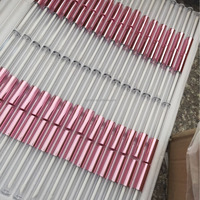 Tube de gloss à lèvres rond en plastique recyclable en stock, 1 ml, 3 ml, 5 ml, 10 ml, emballage cosmétique transparent vide