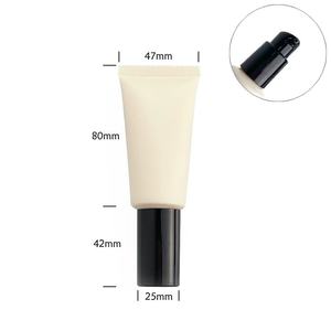 Ventes chaudes : Tube en plastique PE avec couleur et impression personnalisées, avec plusieurs types de bouchons pompe pour l'emballage de crèmes pour le visage et le corps - Product Image 4