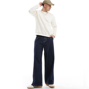 Sweat-shirts à manches longues pour hommes, col rond, hiver, grande taille, légers, unis, 100% coton, unisexe, écologiques, logo personnalisé - Product Image 3